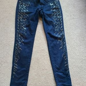 Miss Me Sequin skinny jeans
